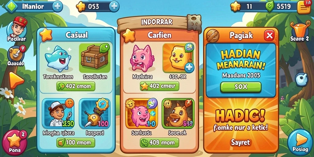 Level baru yang menantang dan seru.