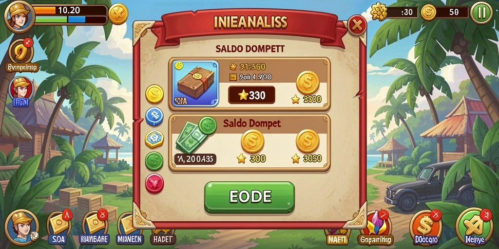 Beberapa karakter dan item menarik dalam game.