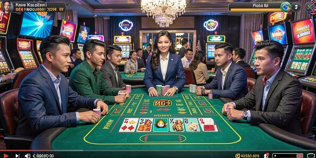 Screenshot menampilkan antarmuka saat berkompetisi dengan pemain lain.