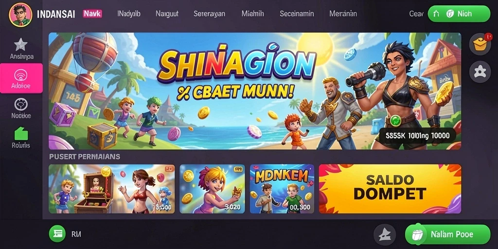 Interaksi multiplayer saat bermain bersama teman-teman.