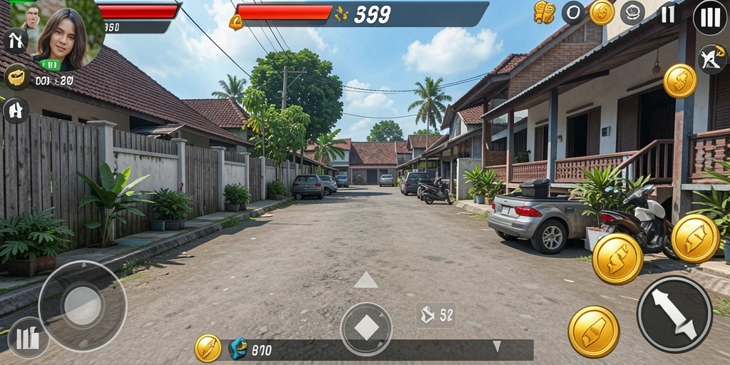 Level yang menantang dan seru.