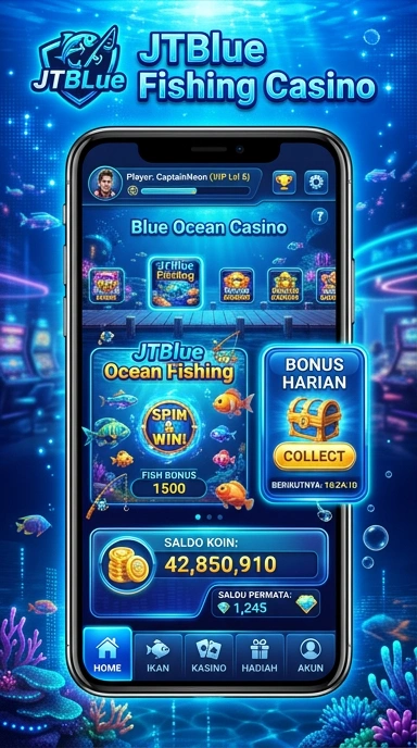 jtblue — layar beranda